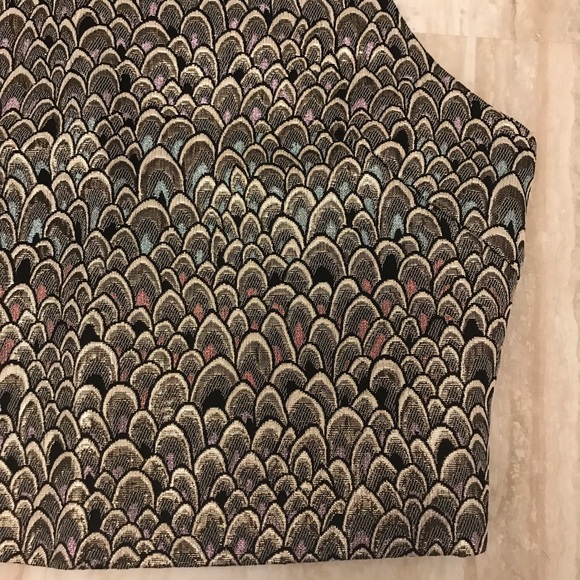 🍾Blaque Label Peacock Paisley Crop Top - Picture 6 of 8